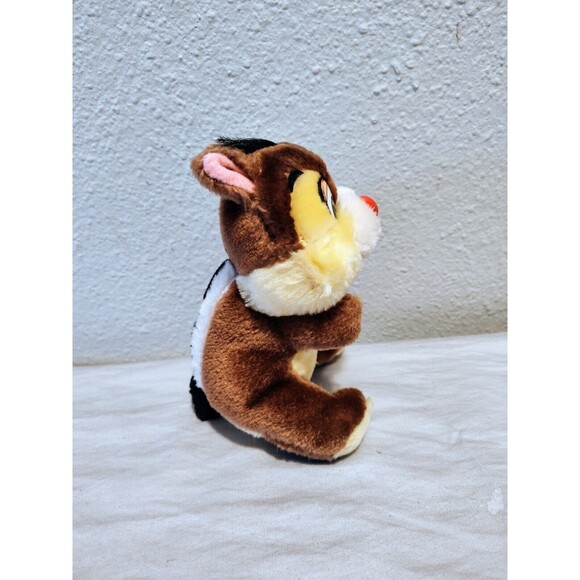 Vintage Disneyland Chipmunk Plush Disney World Chip Dale Stuffed Animal 7" - Picture 4 of 10